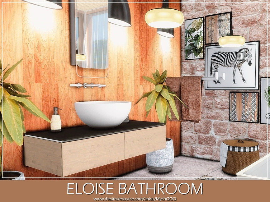 Ванная Eloise Bathroom Симс 4