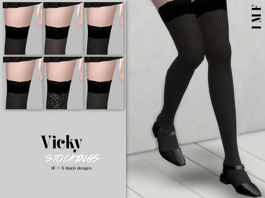 Чулки Vicky Stockings Симс 4