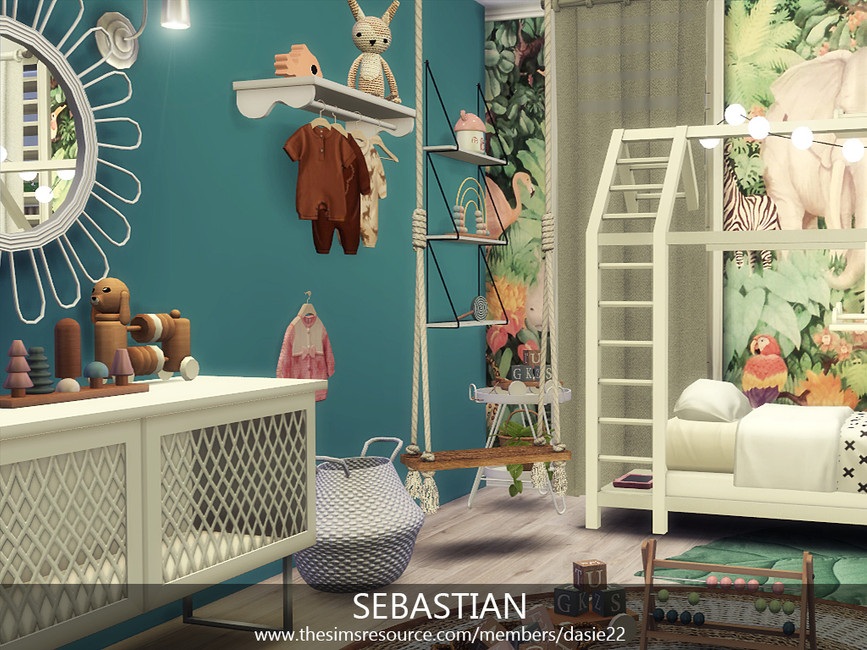 Детская спальня SEBASTIAN Симс 4 (картинка 2)