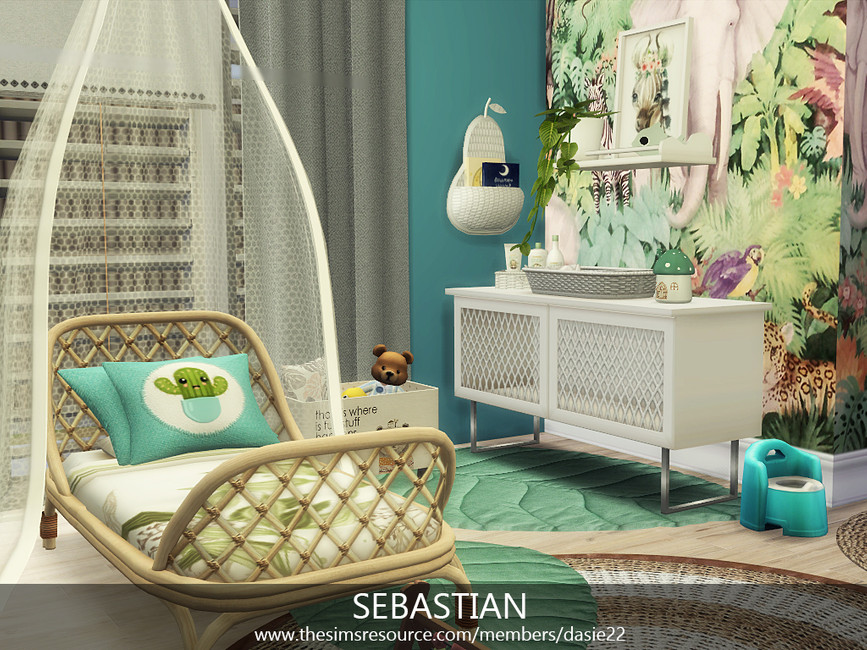 Детская спальня SEBASTIAN Симс 4 (картинка 3)