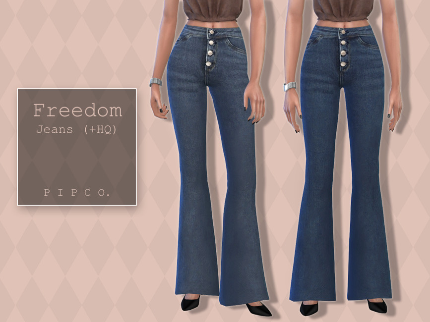 Джинсы Freedom Jeans Симс 4