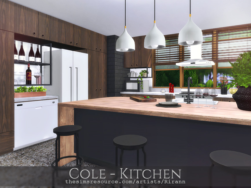 Кухня Cole - Kitchen Симс 4 (картинка 3)