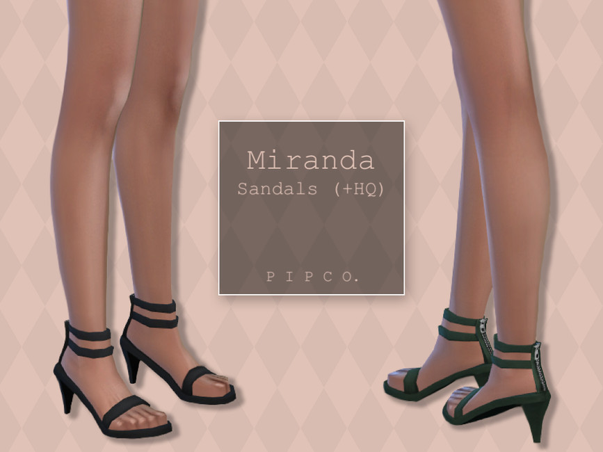 Обувь Miranda Sandals Симс 4