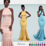 Платье Adora Dress Симс 4