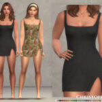 Платье Julia Dress Симс 4 Платье Julia Dress Симс 4