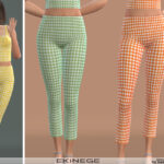 Штаны Gingham Pants Симс 4 Штаны Gingham Pants Симс 4