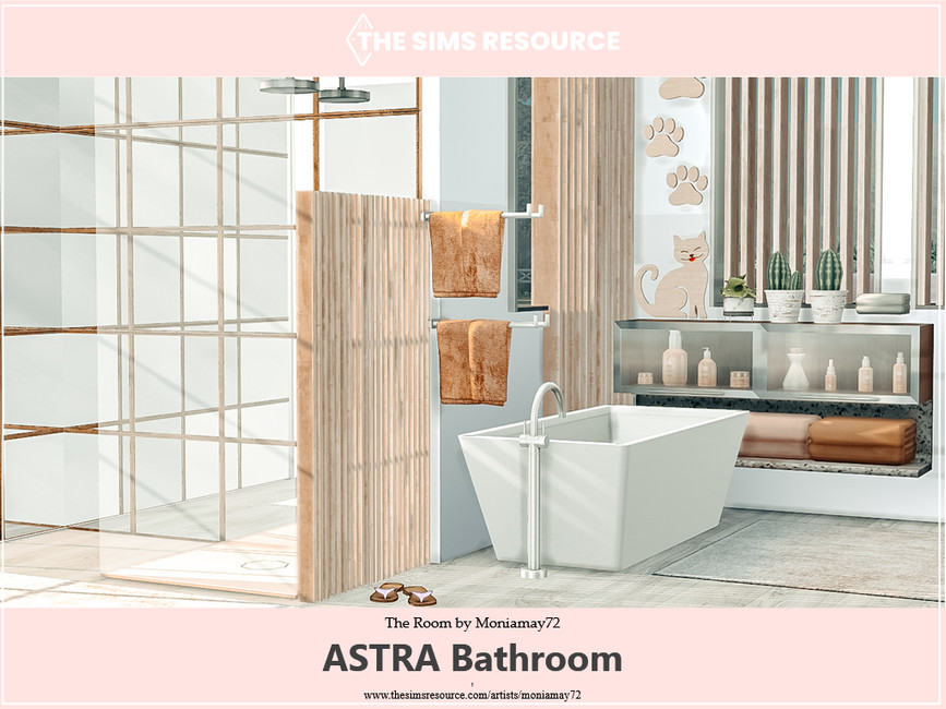 Ванная Astra Bathroom Симс 4 (картинка 2)