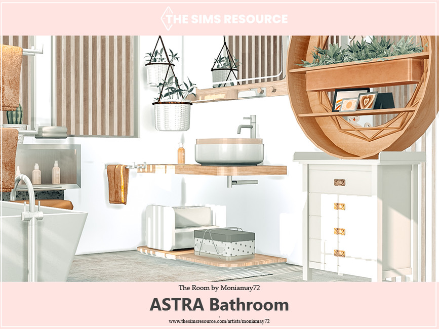 Ванная Astra Bathroom Симс 4 (картинка 3)