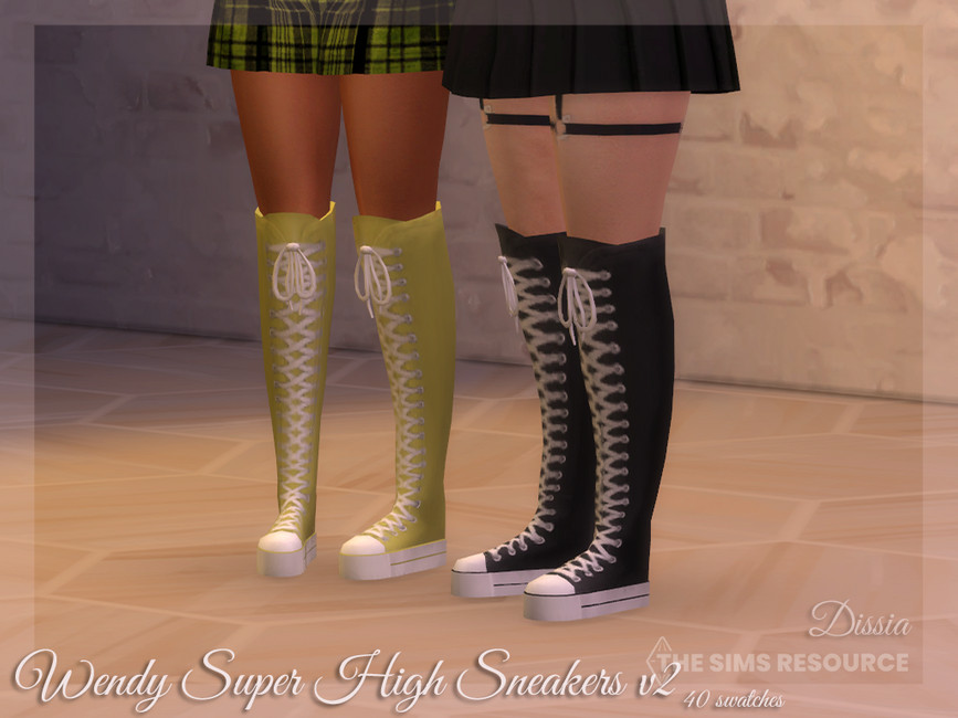 Кроссовки Wendy Super High Sneakers v2 (Platform) Симс 4