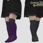 Носки для малышей Toddler Witches Socks Симс 4