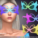 Очки Fairy Butterfly Sunglasses Симс 4