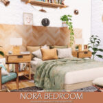 Спальня Nora Bedroom Симс 4