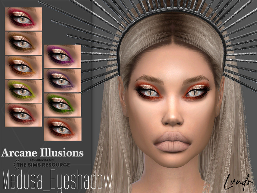 Тени для век Arcane Illusions Medusa Eyeshadow Симс 4