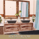 Ванная Iris Bathroom Симс 4