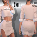 Юбка Skirt Sport Style Симс 4