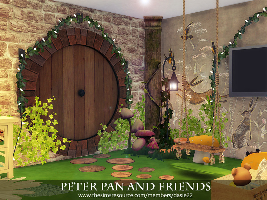 Детская комната Peter Pan and Friends Симс 4 (картинка 4)