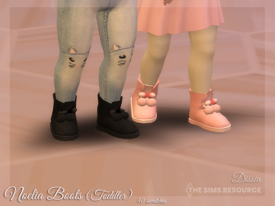 Обувь Noelia Boots (Toddlers) Симс 4