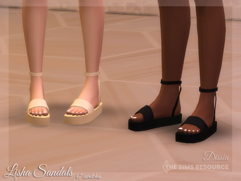 Босоножки Lisha Sandals Симс 4