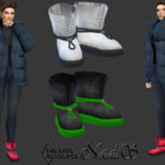 Сапоги Blow Quilted Snow Boots Симс 4