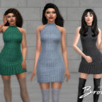 Платье Brooke Dress Симс 4