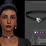 Чокер Lucinda Choker Симс 4