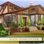 Коттедж Rustic Stone Cottage Симс 4