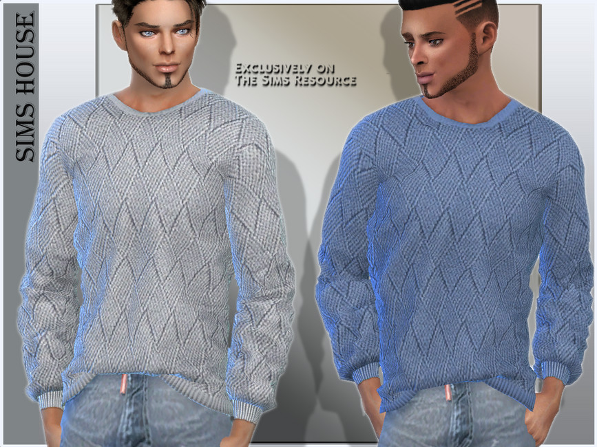 Мужской свитер Men's Sweater Симс 4