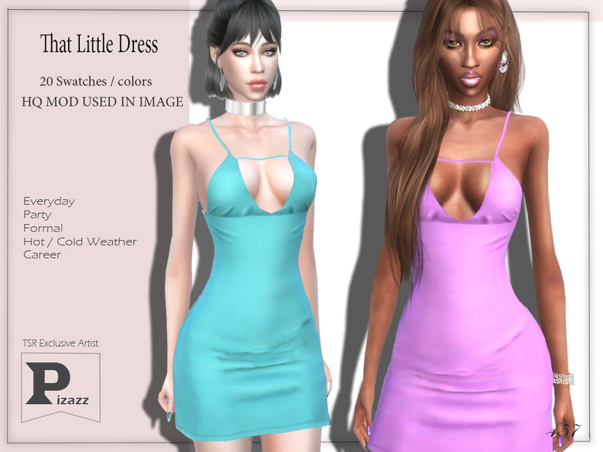 Платье That Little Dress Симс 4