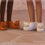 Тапочки Cat Slippers Kids Симс 4