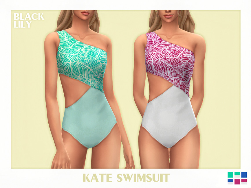 Женские купальники Kate Swimsuit Симс 4