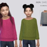 Свитер Mia Sweater Симс 4