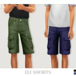 Мужские шорты Eli Shorts Симс 4
