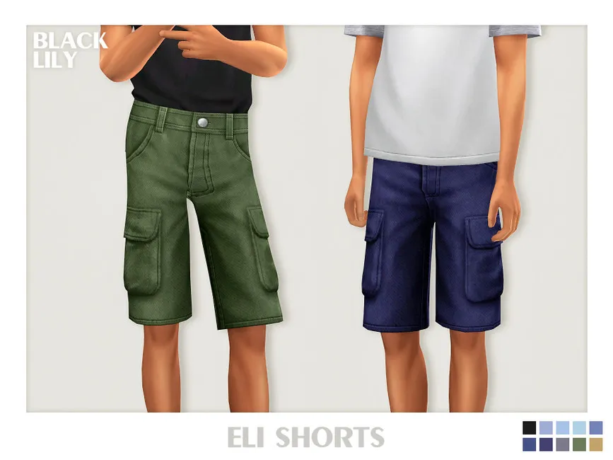Мужские шорты Eli Shorts Симс 4