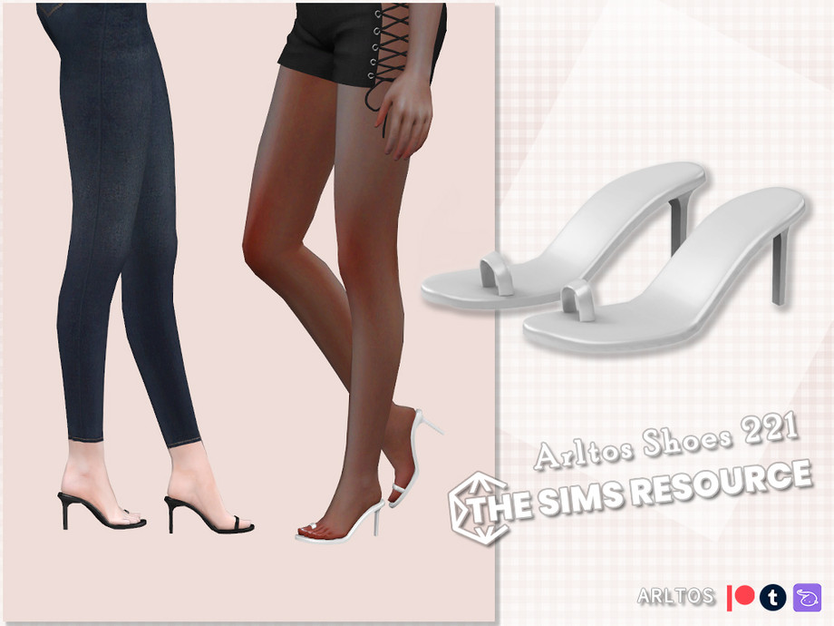 Обувь Simple heels Симс 4