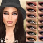Тени для век Ariana Eyeshadow N45 Симс 4