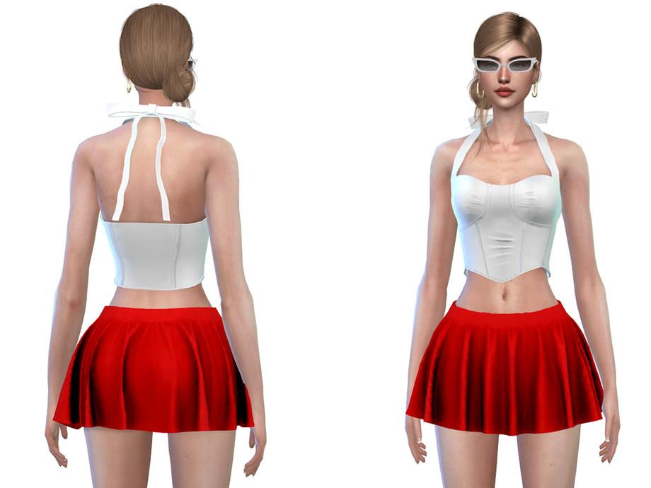 Юбка Meygan Skirt Симс 4 (картинка 2)