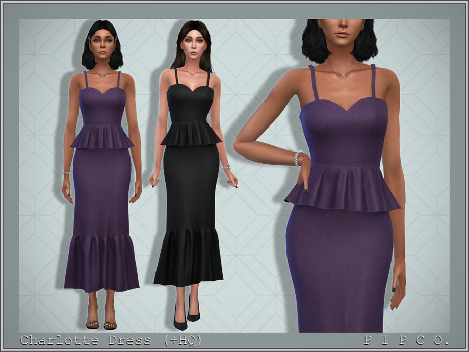 Charlotte Dress Sims 4