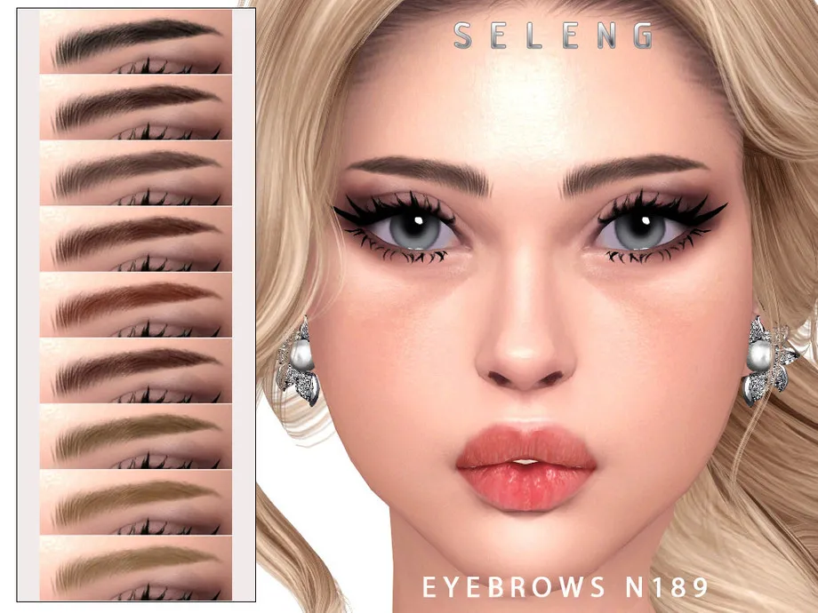 Eyebrows N189 Sims 4