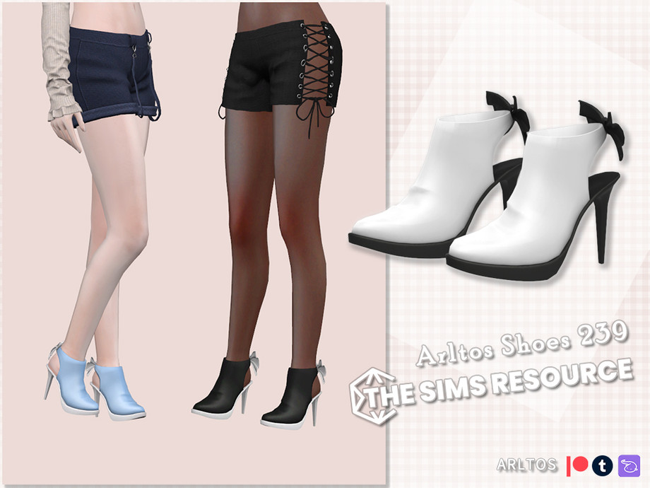 Open heel high heels Sims 4
