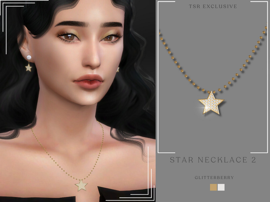 Ожерелье Star Necklace 2 Симс 4
