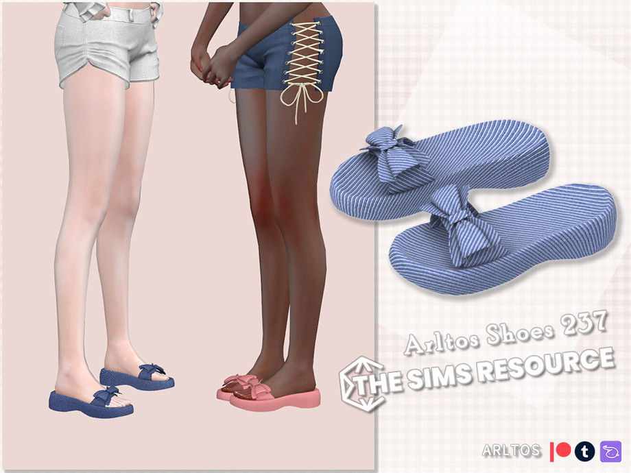 Platform Slippers Sims 4