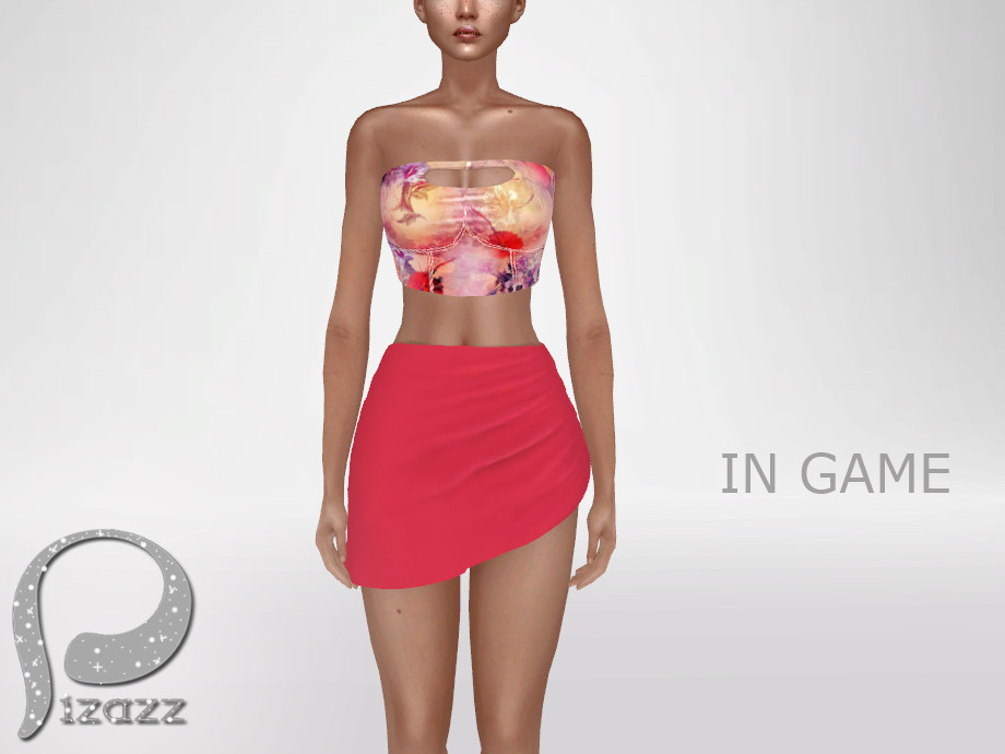 Strapless Bralette Sims 4 (picture 2)