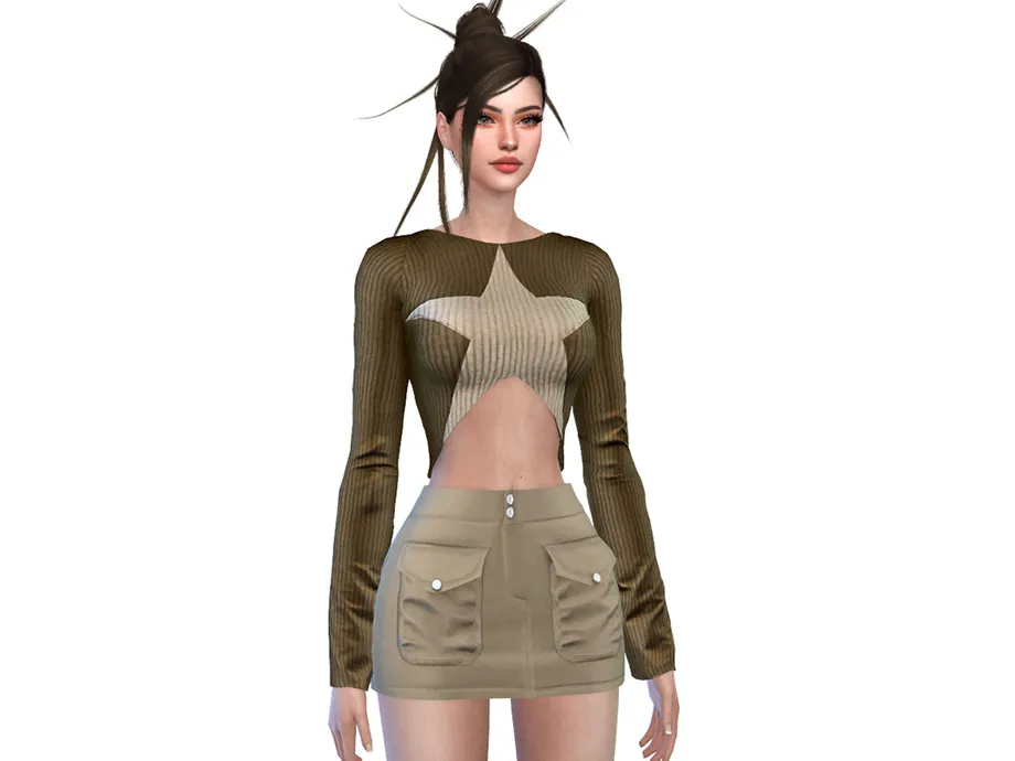 Top female Cecy Top Sims 4 (picture 2)