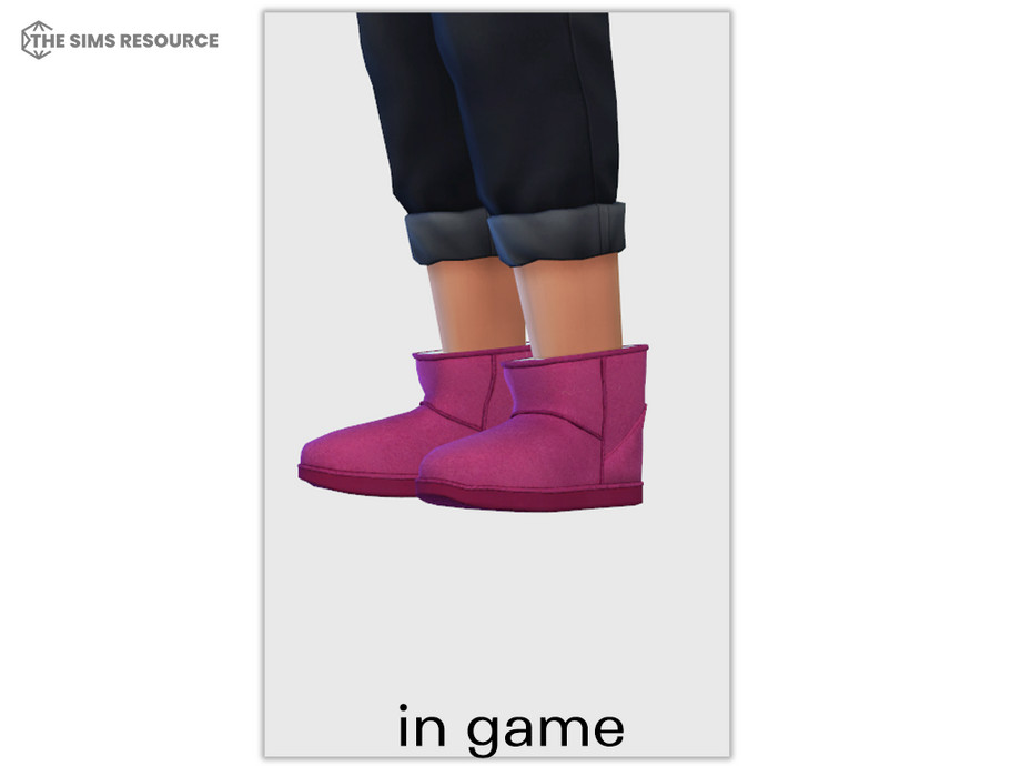 Sims 4 Ankle Boots S235 Child (picture 2)
