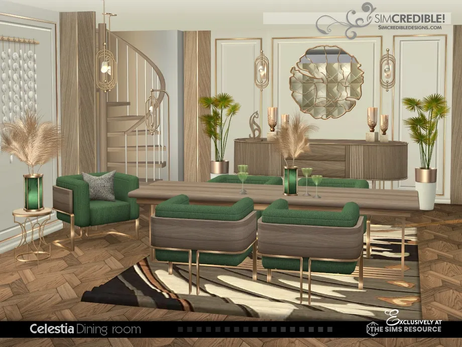 Sims 4 Celestia Dining Room (picture 5)