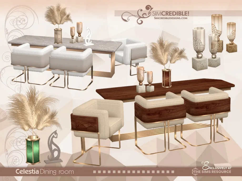 Sims 4 Celestia Dining Room (picture 9)