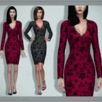 Sims 4 Celia Dress