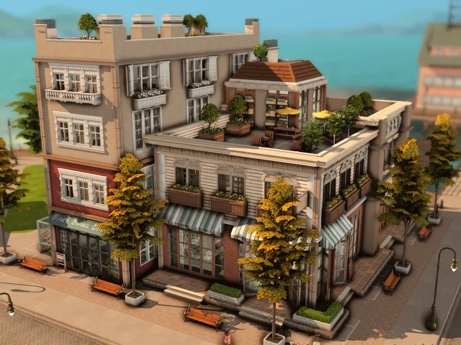 Sims 4 Coffee Shop