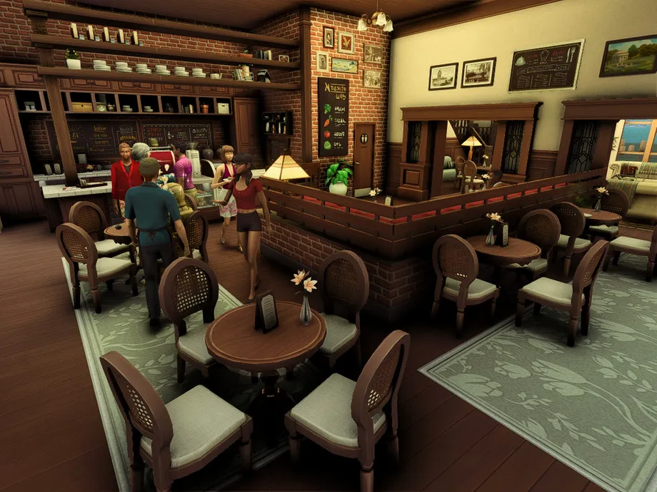Sims 4 Coffee Shop (picture 5)