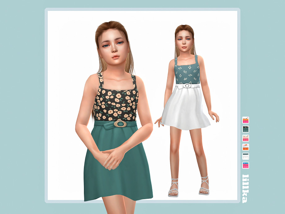 Sims 4 Coralie Dress